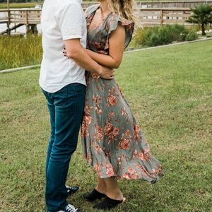 Altar’d State wrap print dress